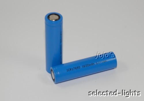 UltraFire 1x Li-Ionen Akku 3,7 Volt - wie Batterie l&auml;nge 2x CR123 17650 pcb