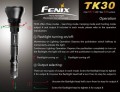 Fenix TK30 mit Cree MC-E LED mit einigen Lumen