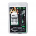 Soshine Ladeger�t f�r 2 x RCR123 3,7V Li-Ionen Akku 17335