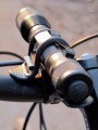 Fahrrad Lampenhalterung mit Gummistripe- drehbar