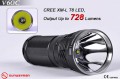 Sunwayman V60C XM-L LED Lampe mit Drehring und Strobe