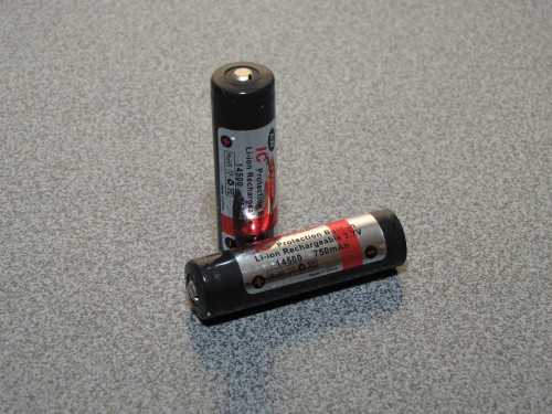 AW Akku -Typ 14500 wie AA bzw. Mignon Batterie
